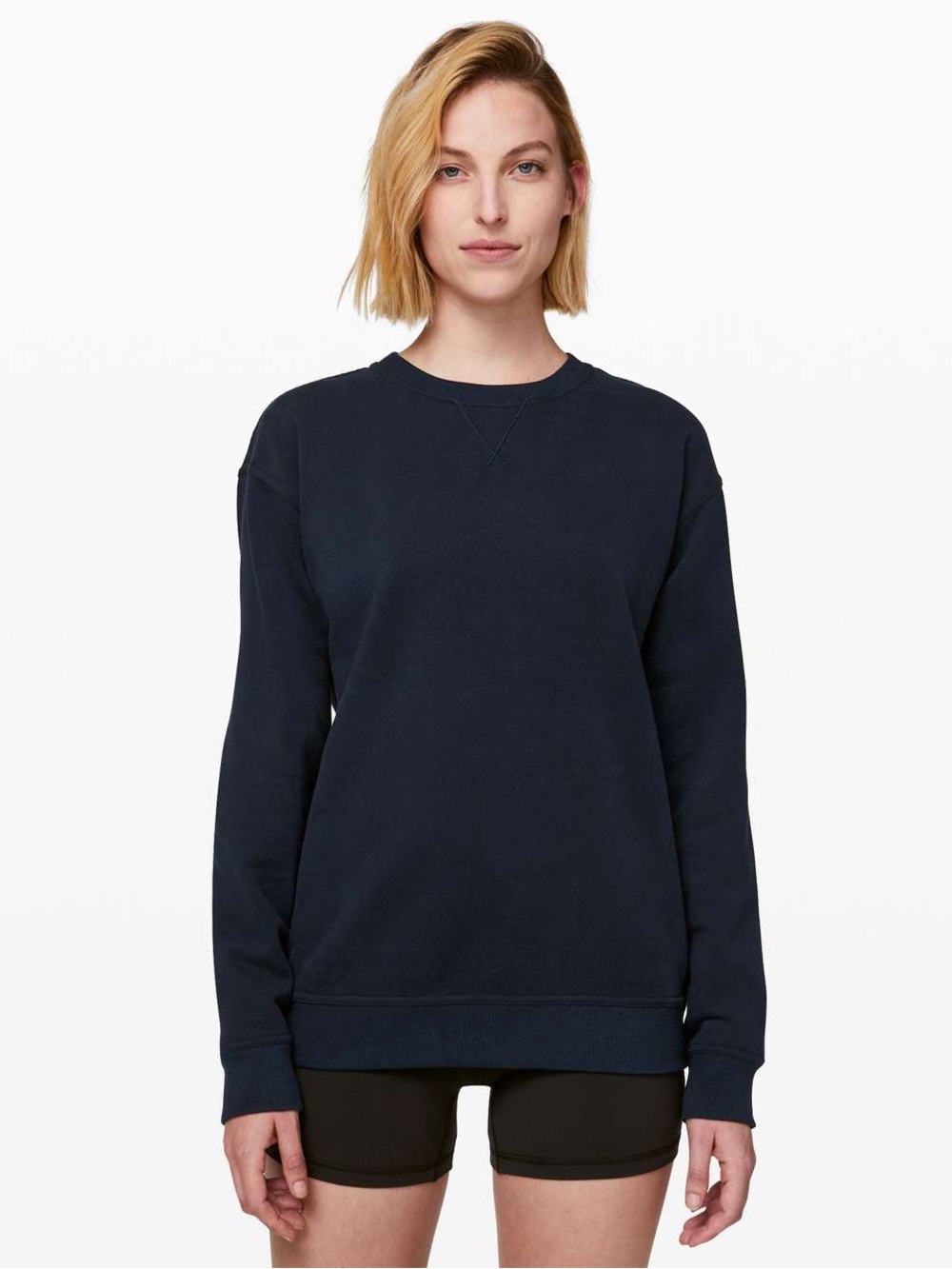 Lululemon All Yours Crewneck Sweatshirt in Navy - NWT